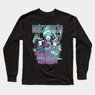 Nezuko Chibi Bootleg Long Sleeve T-Shirt